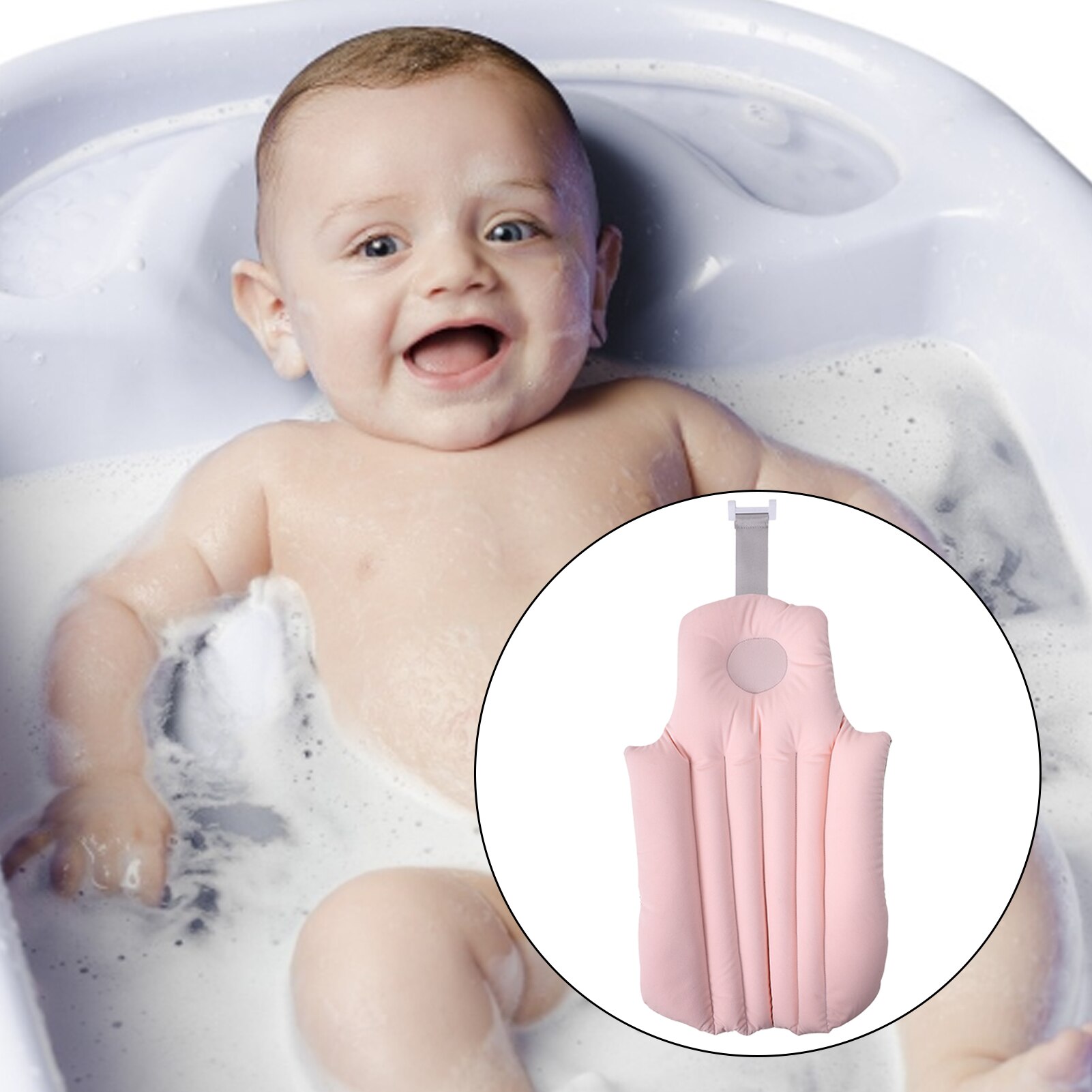 Cojines de baño para niños, colchonetas flotantes, juguetes de baño de bebé, colchonetas flotantes de bolsillo de red antideslizante