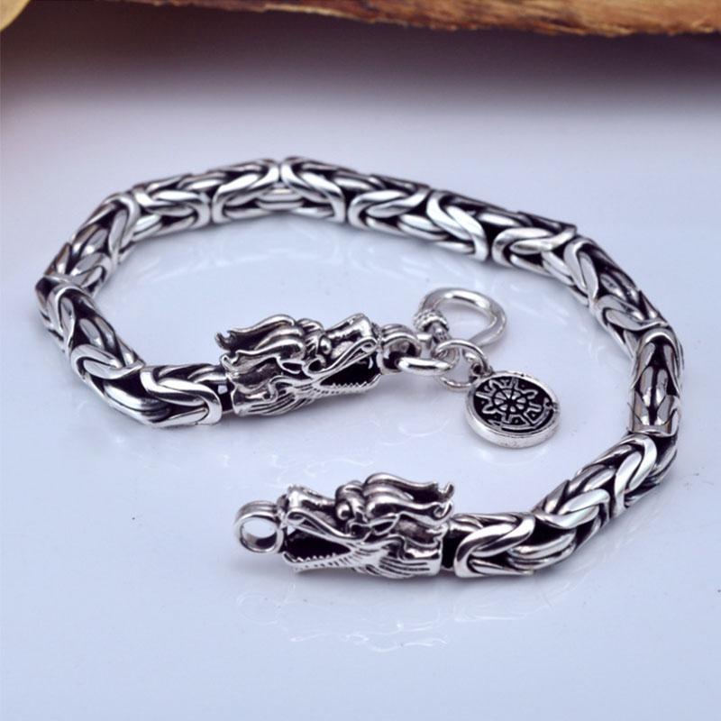 Persoonlijkheid Dominante Draak Hoofd Armband Mannen Punk Rock Motorcycle Sieraden