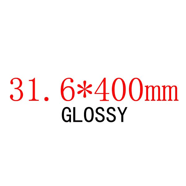 Mcfk 3k reggisella per bicicletta in fibra di carbonio MTB Road Bike Super Light Tube Mountain Cycling Parts lunghezza 165g 450mm: 31.6x400 gloss