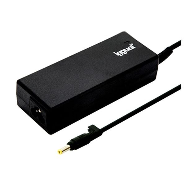 Laptop Charger Iggual IGG315491 90W Zwart