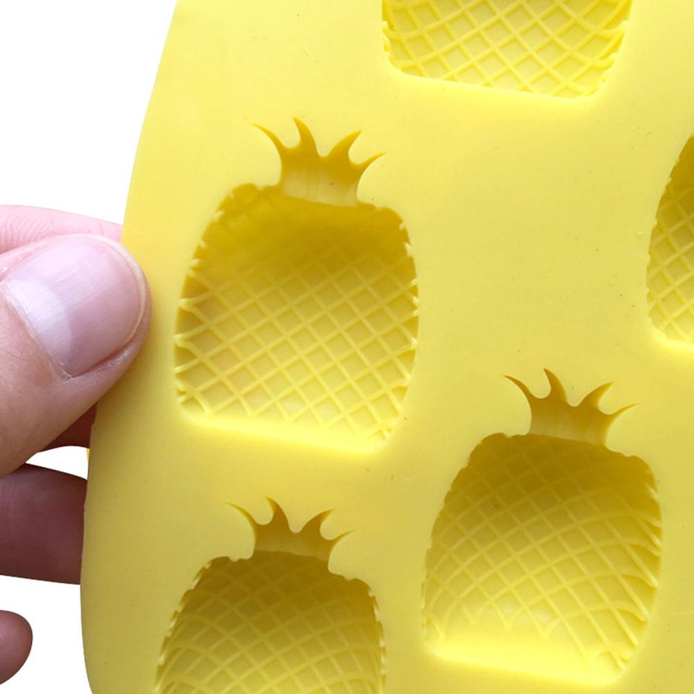 Pineapple Ice Cube Tray Silicone Ice Molds Shape Ice Maker Bar Party Wine Drink Decor Cube Tray Ice Cube Mold Storage Containers