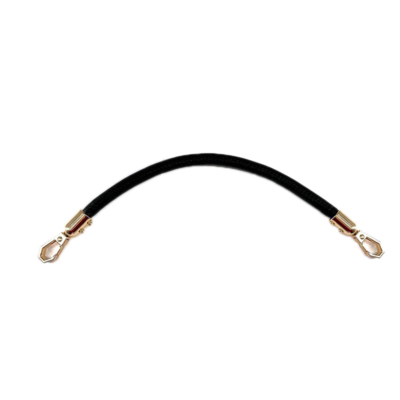 30/40/60cm mjuka läderremmar för axelväskor, korta handtag, gör-det-själv-ersättning, handväsksrem, solida väsktillbehör: L / Rosa guld