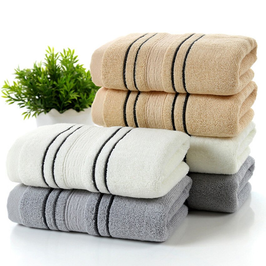 Pakistaanse Lange-nietje Katoen Gestreepte Badkamer Handdoek Sets Soft Quick-Dry Keuken Handdoek Grote Gezicht Badhanddoek voor Volwassenen Kids