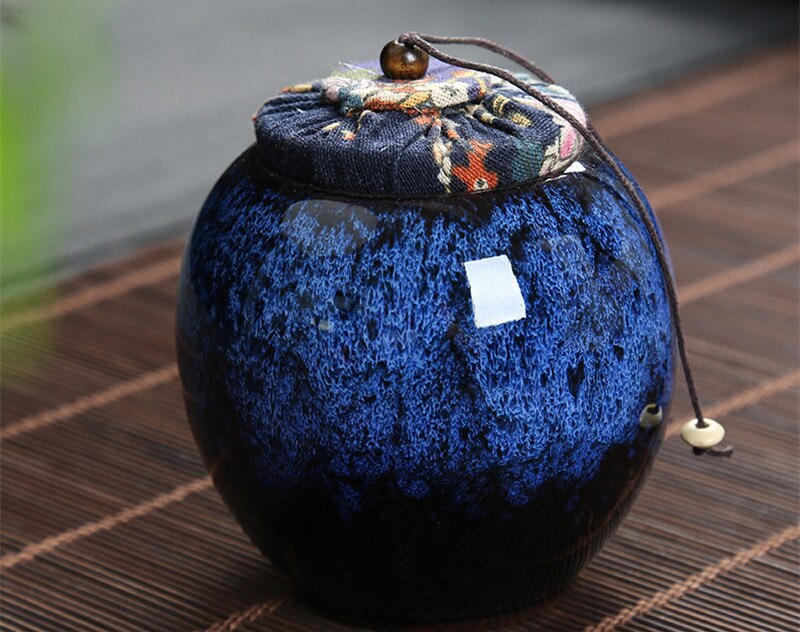 250Ml Thee Doos Keramische Bus Reizen Thee Accessoires Thee Opbergdoos Keramische Pot Koffie Bus Blikken Voor Thee D138: 4