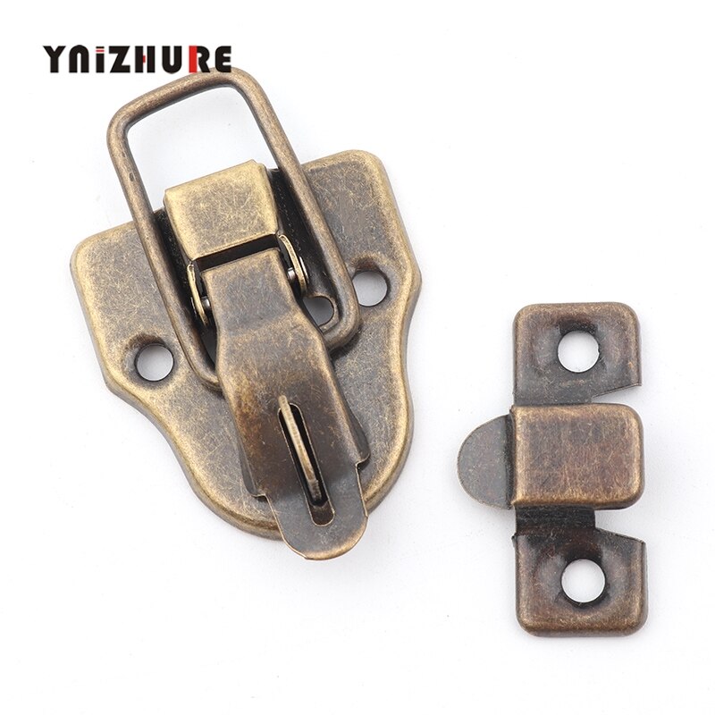 Cerradura Vintage, caja de Metal antigua para joyas y cofre, caja de , caja para maletas, hebillas Para topes, cierre de cerrojo, cierre para muebles