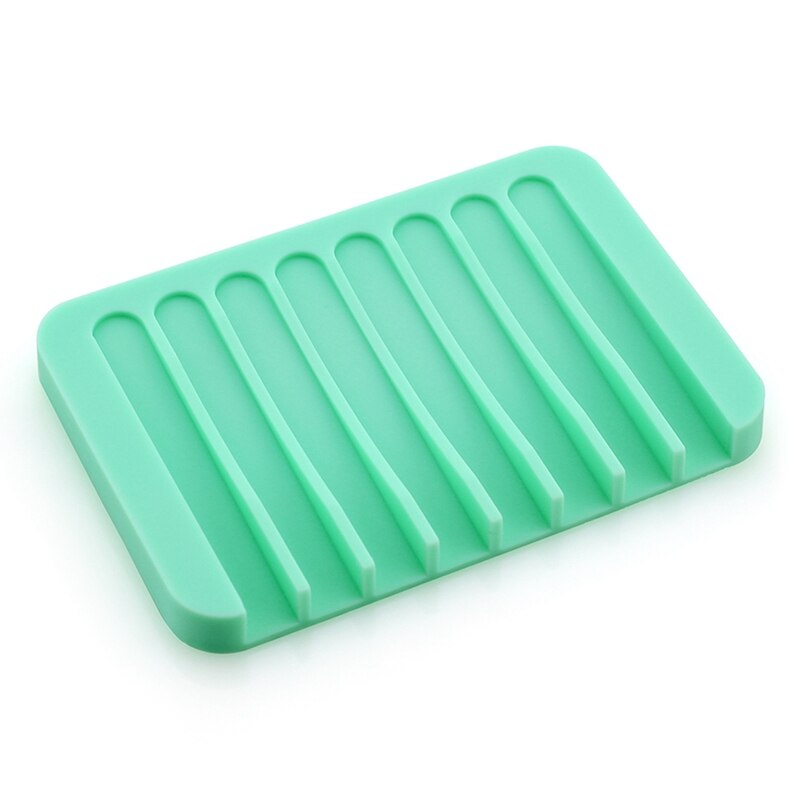 13 farver silikone fleksibel sæbeskål plade badeværelse sæbeholder sæbeboks