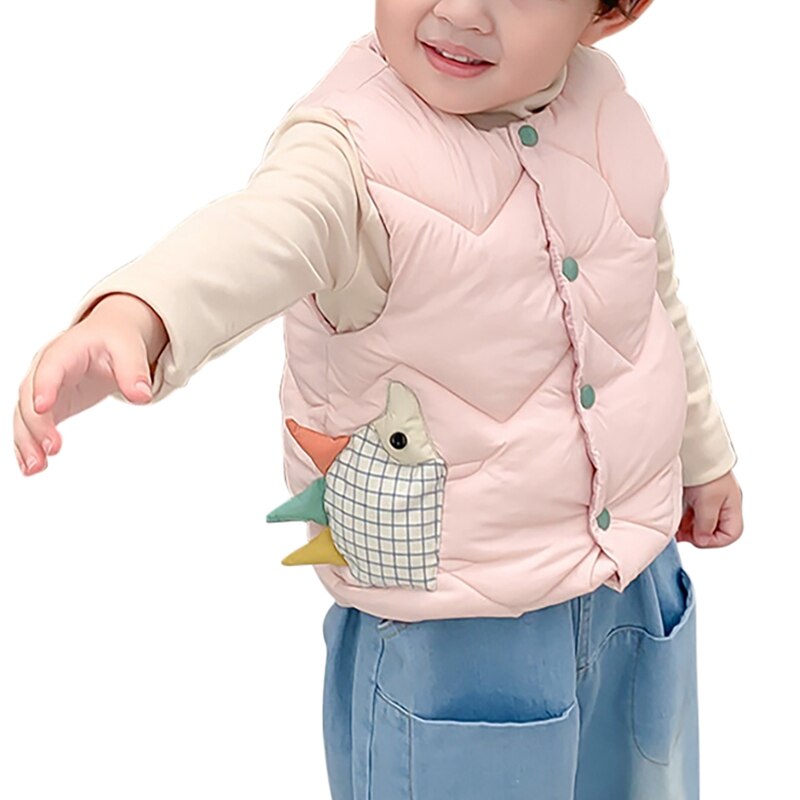 Enfants gilet à capuche manteau enfants dessin animé impression veste hiver bébé garçons fille vêtements d'extérieur chauds tenues vêtements d'extérieur: P / XXL