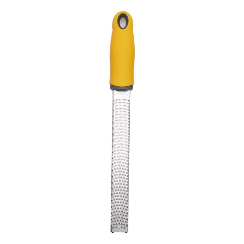 Rvs Kaas Rasp Shredder Vlijmscherp Mes Hand Rasp Voor Parmezaanse Kaas Raspen Kaas Citrus Citroen Zester Fruit Tool: yellow