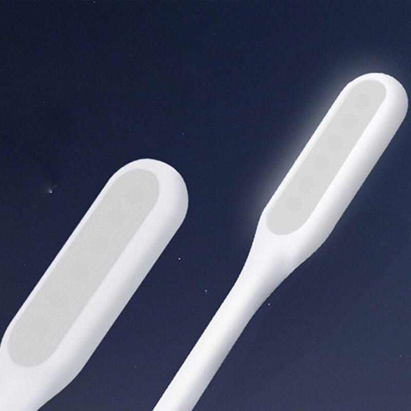 1 stk lys ledet usb mini lys fleksibel bil datamaskin lampe bærbar pc skrivebord lesing flerfarget usb ledet lampe