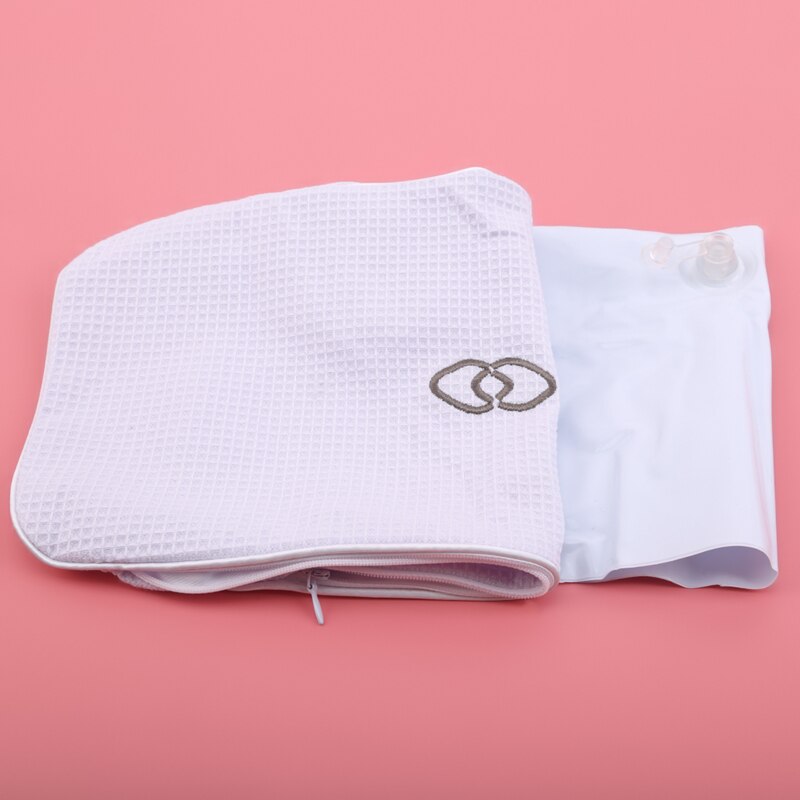 White With Suction Cup Inflatable Bathroom Bath Pillow Non-Slip Bathtub Spa Pillow Neck Massage Cushion