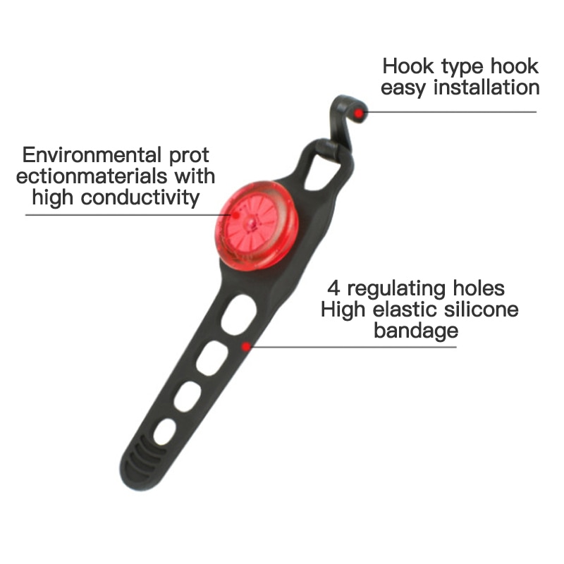 Bike Rear Tail Light USB Rechargeable Cycling Light Bike LED Bicycle Helmet Backpack Sport Lamp Bicycle Light Bike Accessories