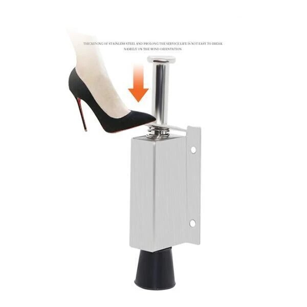 Mintiml Adjustable Kickdown Bronze Door Holder Zinc Alloy Foot-operated Lever Door Stops Hardware Door Buffer Fittings Door Stop