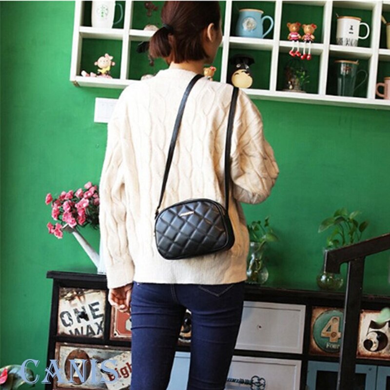 Mulheres casuais Ombro Saco Envelope De Couro PU Crossbody Mensageiro Bolsa Bolsa Da Forma