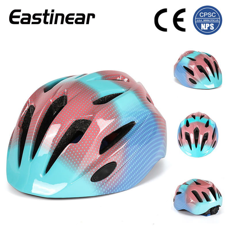 Eastinear-Children's Safety Helmet Cartoon Sports Cycling Balance Car Skateboard Protection One-piece Cycling Helmet: army green