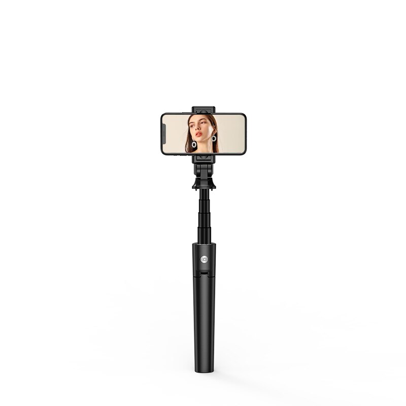 Treppiede senza fili Bluetooth Selfie Stick con otturatore luce di riempimento iPhone Huawei Samsung Android treppiede Mobile Selfie Stick otturatore: No Light