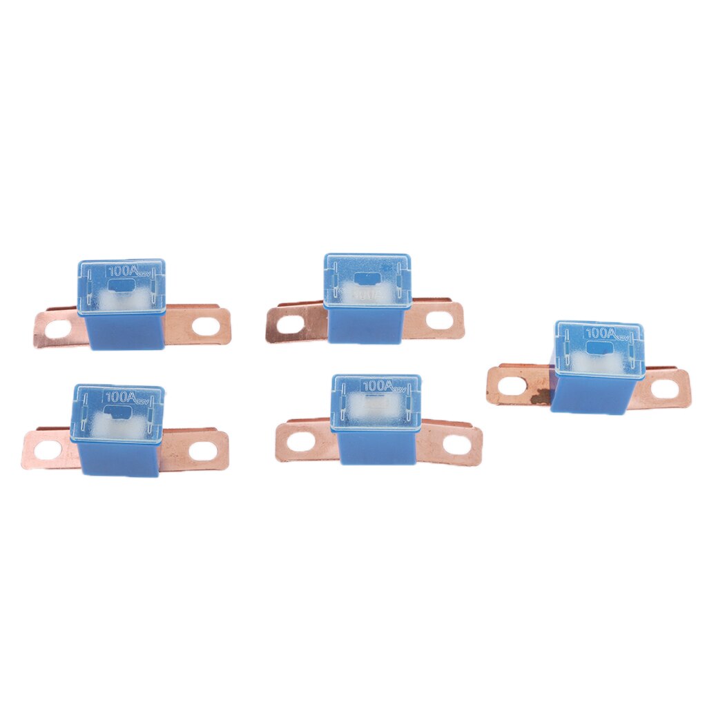 5x Midi / Strip Link Fuse Car Auto Heavy Duty Fuses - 100 Amp Blue