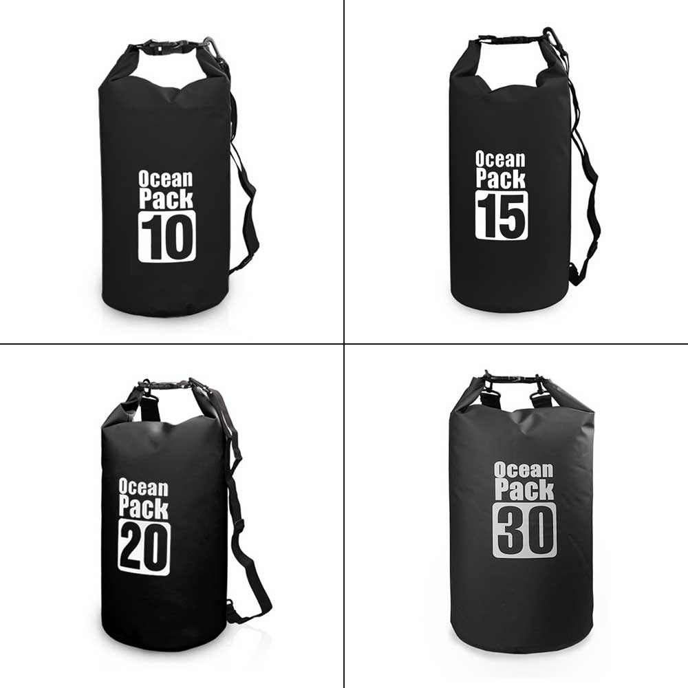 Waterproof Dry Backpack Floating Shoulder Bag Roll Top Sack for Kayaking Rafting Boating River Trekking Swimming Pool Outdoor