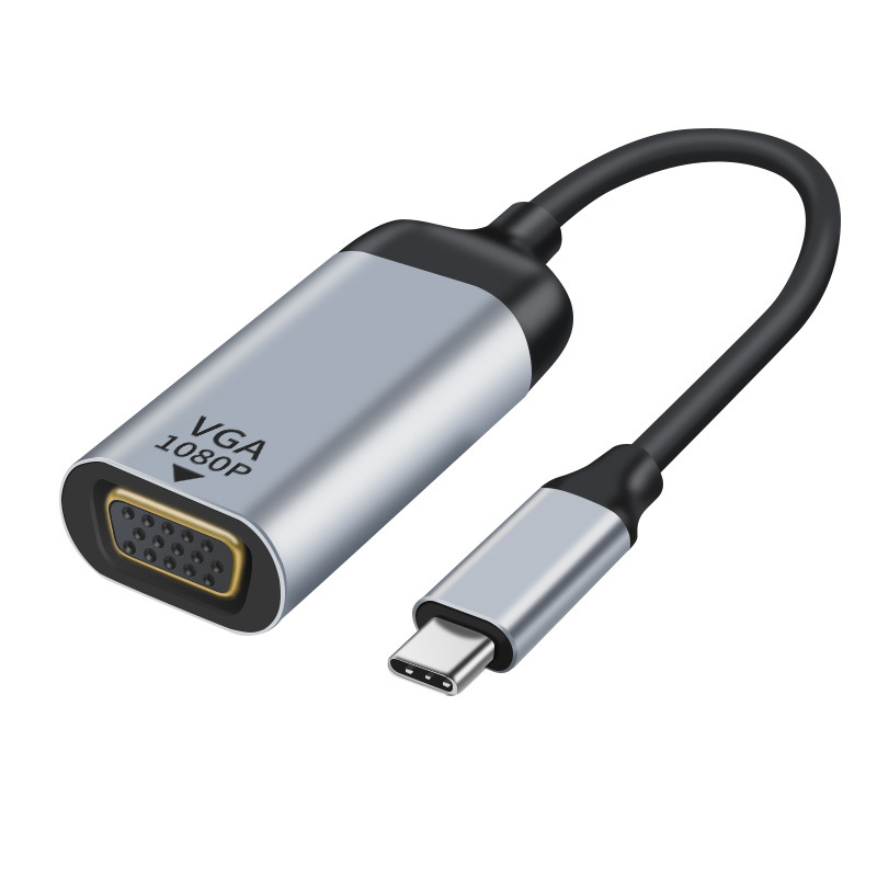 TYPE-C Naar Hdmi/Vga/Dp/Gb/Mdp-Verbindingsadapter 4K @ 60Hz Geschikt Voor Iaptop Projectiescherm High-Definition Conversiekop: Roze