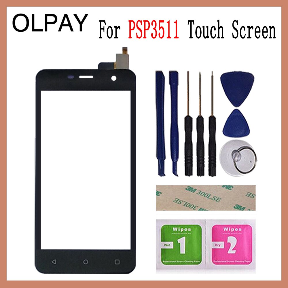 Olpay 5.0 ''Voor Prestigio Muze G3 Lte PSP3511 Duo Psp 3511 Touch Screen Glas Digitizer Panel Lens Sensor Glas gratis Tools