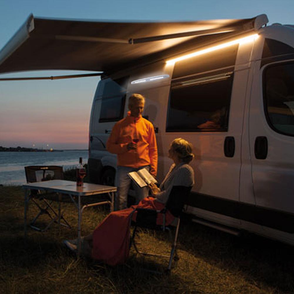 12v 20 førte rv fortelt veranda lys marine campingvogn autocamper udvendige camping lampe høj lysstyrke lav energieffektivitet og lang levetid