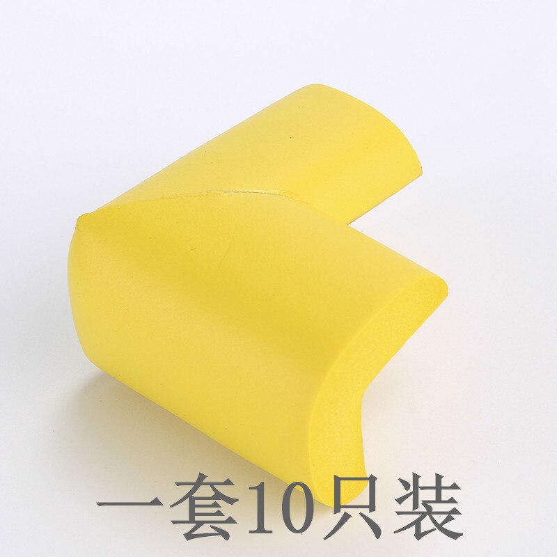 NBR infantile enfant bébé sécurité Protection coin protecteur coin Anticollision épais élargi respectueux de l'environnement 10 pièces Cor: Yellow  10 Pieces