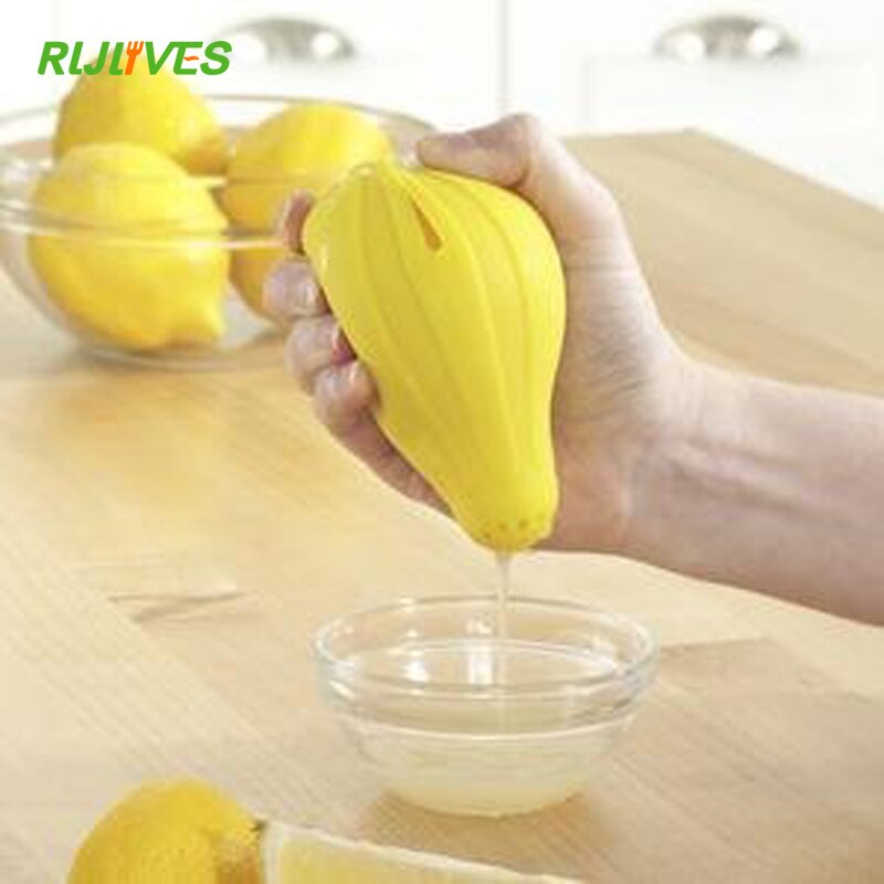 RLJLIVES 1Pc Citruspers Siliconen Hand Handleiding Handige Fruit Oranje Citruspers Citruspers