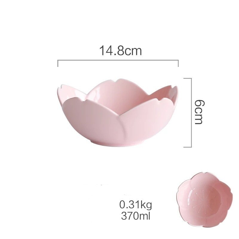 Set Of Japanese Sakura Cherry Blossom Soy Sauce Dipping Bowls 3 1/2 Inch By Japan