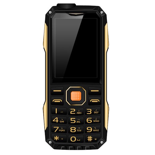 Kuh  t998 robust mobiltelefon  mp3 mp4 power bank bluetooth 3.0 lommelygte fm ingen behov for øretelefoner