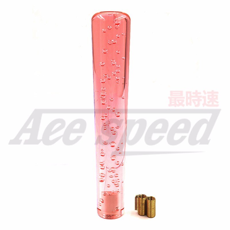 Car JDM Shift Knob Universal For Auto Manual Stick 25cm Gear Shifter Crystal Bubble Red Blue Green purple Transparent