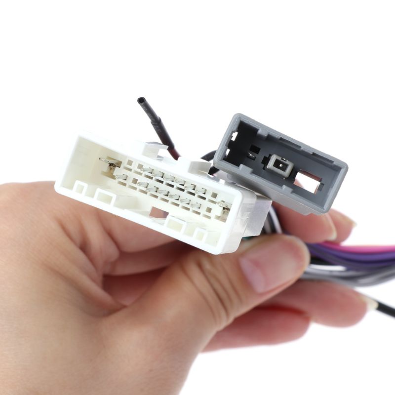 1 Set 16Pin Auto Head Unit Kabelboom Adapter Auto Stereo Radio Power Connector Voor Nissan OEM Autoradio harnas