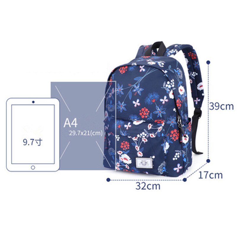 Sac d'école étanche pour adolescent filles femmes sac à dos impression sac à dos Mochila Feminina Escolar voyage sac à dos sac à dos