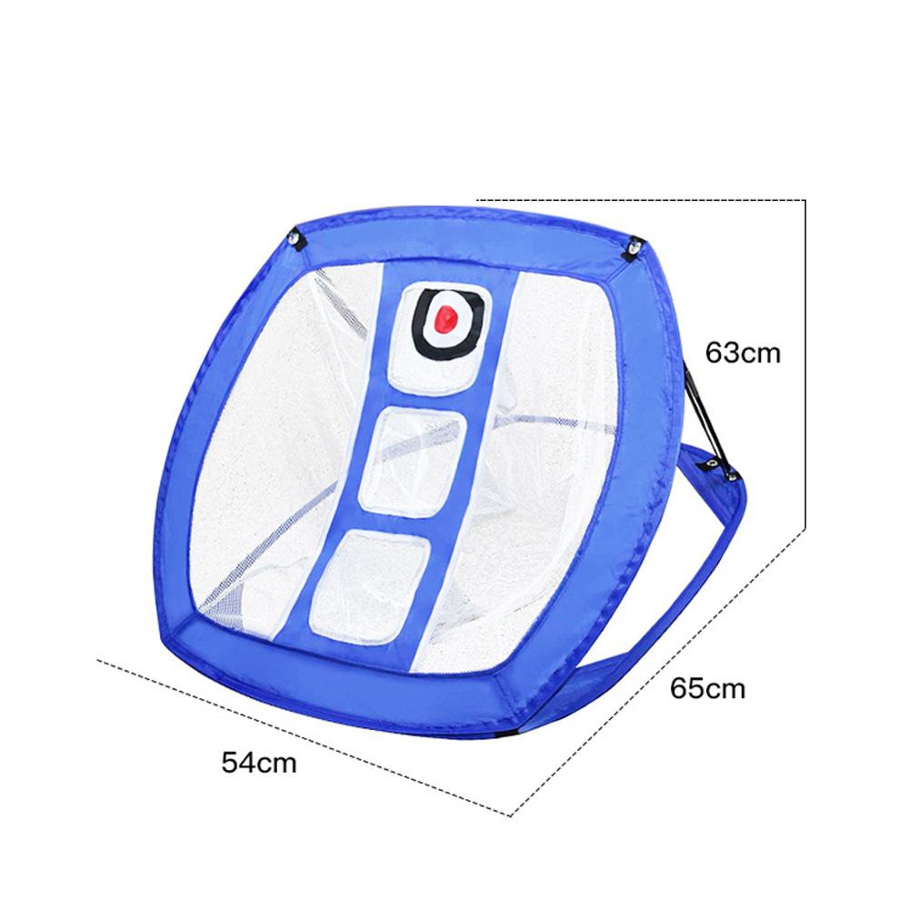 Nylon Golf Practice Net Golf Indoor Outdoor Chipping Pitching Cages Portable Golf Practice Training Aids Mats: Blue