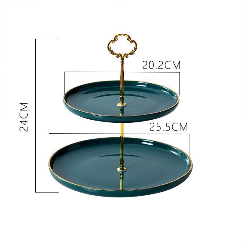 Neue Keramik Japanische Süßigkeiten Snacks Lebensmittel Trays Kuchen Stehen Nordic Malachit Grün Hochzeit Dekoration Tablett Küche Veranstalter: B