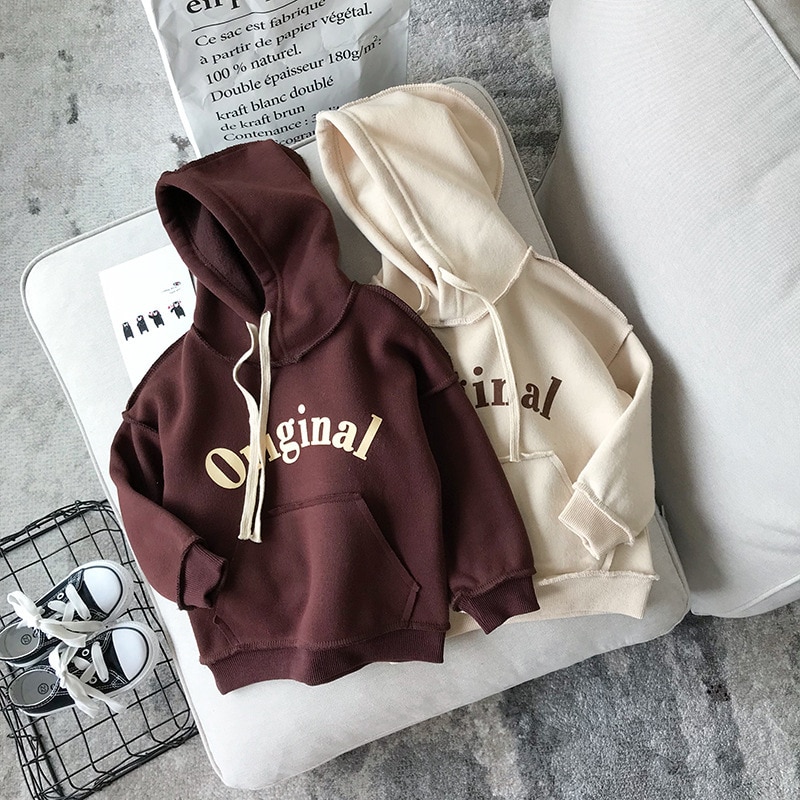 Jongens- en meisjeskleding tops shirts hoody winterkleding capuchontrui sweatshirt katoen casual lange mouwen kleding