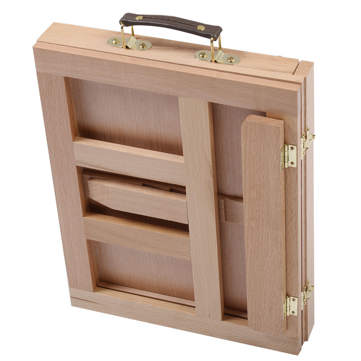 Folding&Portable Artist Desk Easel Wood Multi Positions Sketching Sketch Drawer