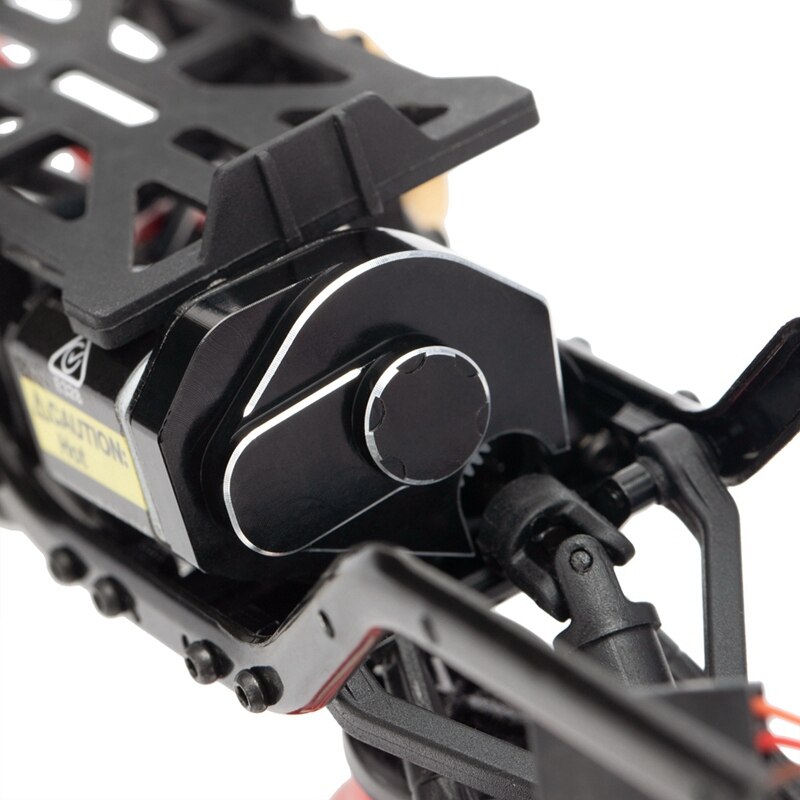 Metall Getriebe Abdeckung Getriebe Staub Abdeckung Upgrade Teile für 1/24 RC Crawler Axial SCX24 90081 AXI00002 Zubehör