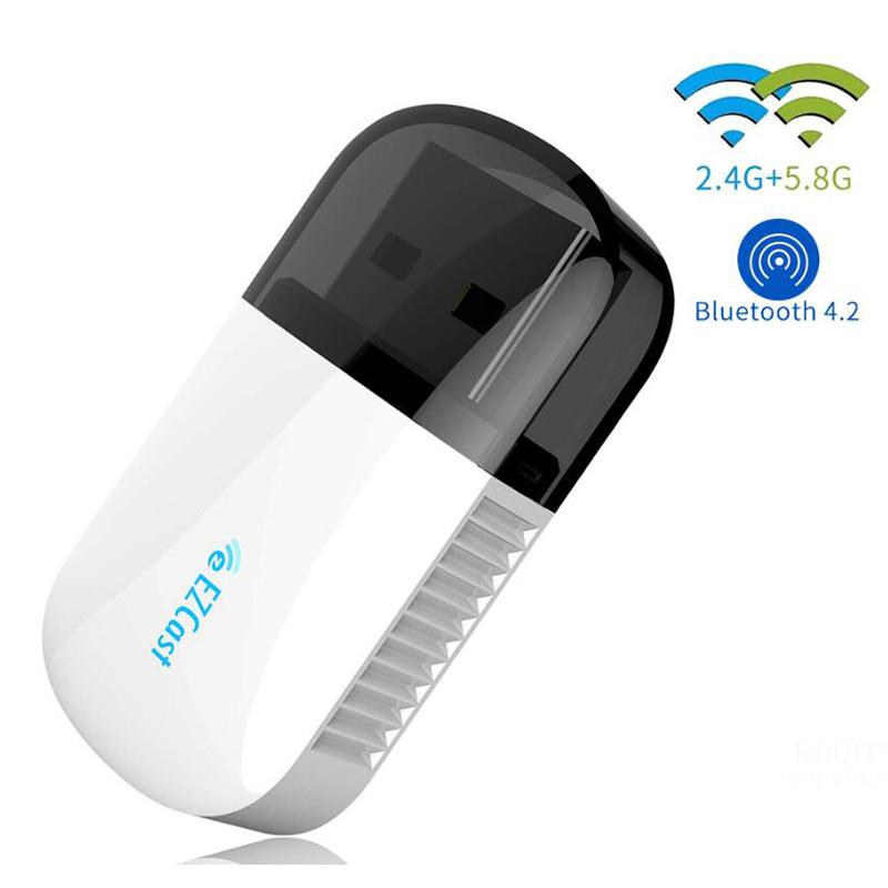 Wireless Bluetooth 4.2 USB WIFI Adapter 5G/2.4G 600Mbps wi fi Dongle Receiver PC Network Card Ethernet USB Lan wifi 5Ghz Adapter