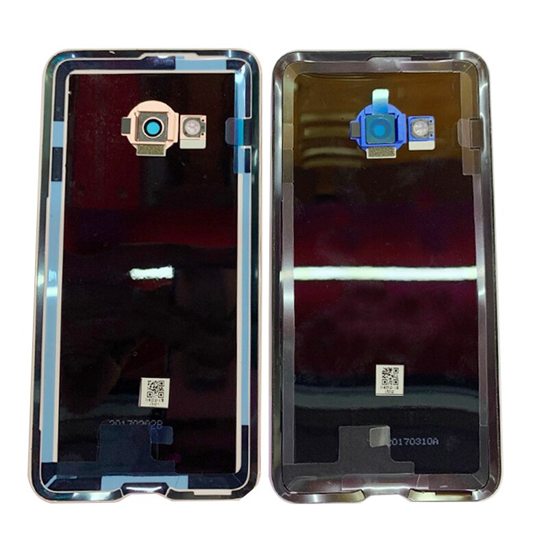 Battery Cover Rear Door With Camera Lens+Flash Light+Logo For HTC U Play Back Glass Cover Replacement