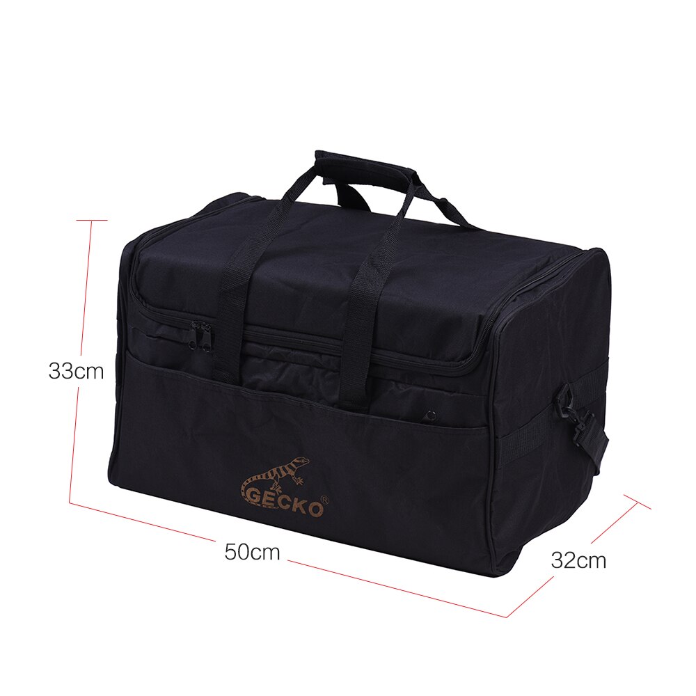 GECKO L03 Standard Adult Cajon Box Drum Bag Backpack Case 600D 5MM Cotton Padding with Carry Handle Shoulder Strap