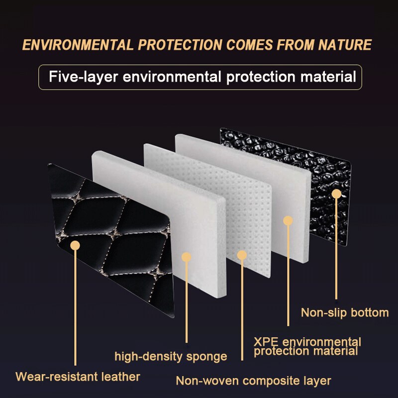 MIDOON Car trunk mat for MAZDA 6 ATENZA cargo liner carpet interior accessories cover