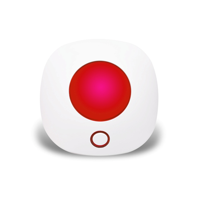 Tuya-sirena estroboscópica Wifi, sistema de alarma antirrobo de seguridad para el hogar, 433MHz, sirena de sonido y luz inalámbrica, compatible con Alexa y Google Home: Strobe Siren / Enchufe europeo