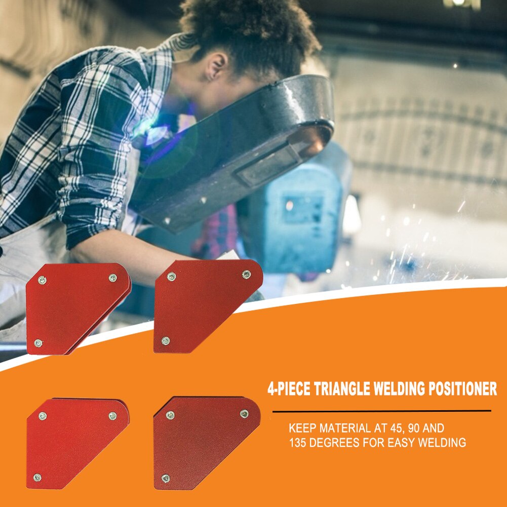4 pièces forte magnétique soudage aimants support positionneur accessoires soudage localisateur soudage outils électriques accessoires