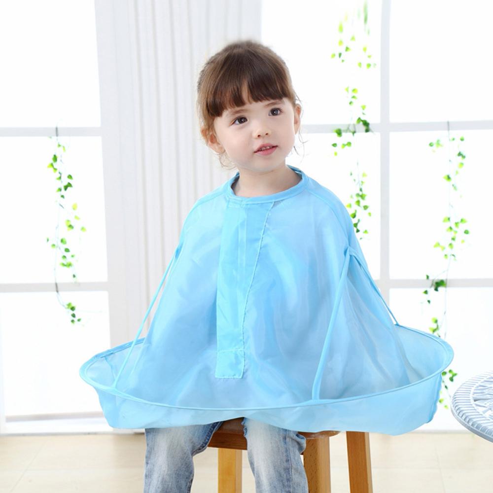 Child Kids Hairdresser Hair Cutting Cape Haircut Apron Cloak Clothes Waterproof 24BE