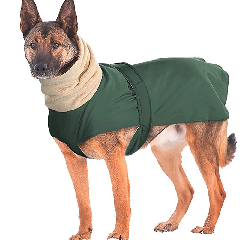 Winter Warm Hond Kleding Waterdicht Dikke Hond Kleding Hond Jas Met Leiband Gat Voor Medium Grote Honden Uesd