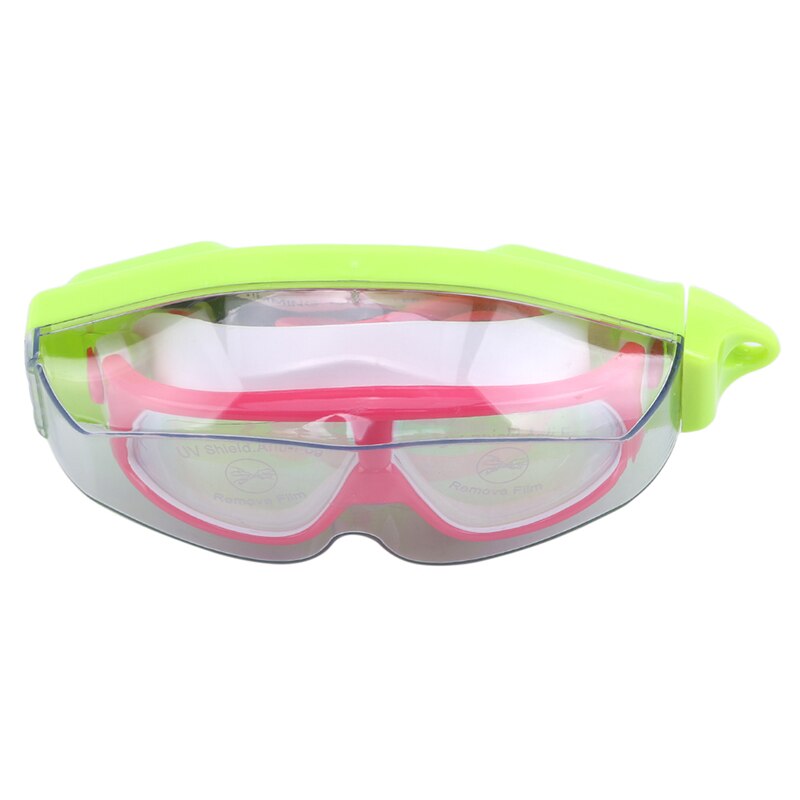 Svømmebriller behagelig silikone stor ramme justerbare svømmebriller børn anti-tåge uv vandtæt svømmebriller