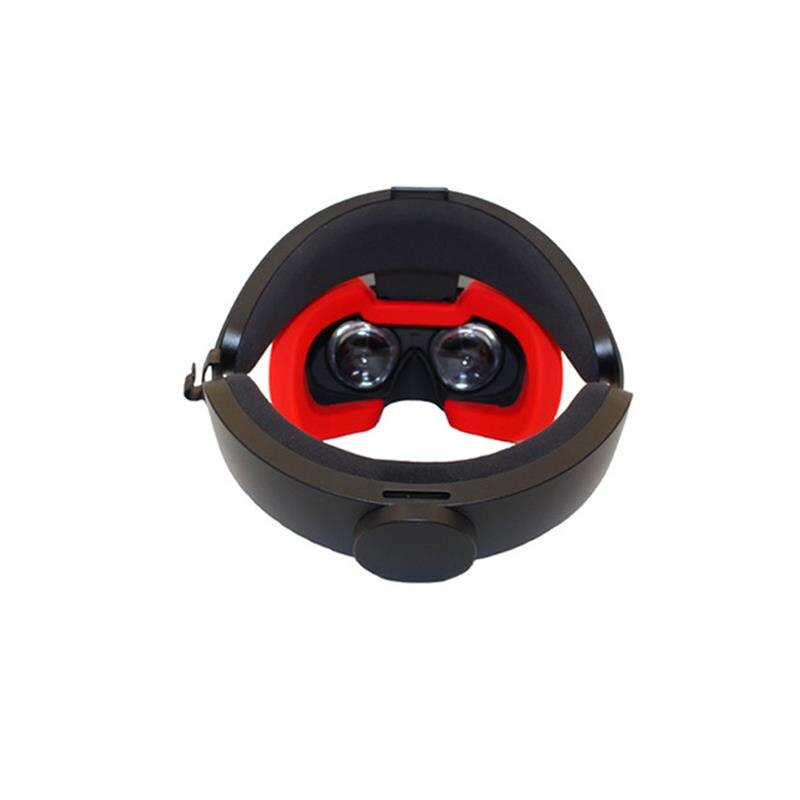 VR Lens Cover Silicone VR Glasses Pad Lens Cushion Replacement for Rift Oculus VR, Red/Black/Blue/Grey