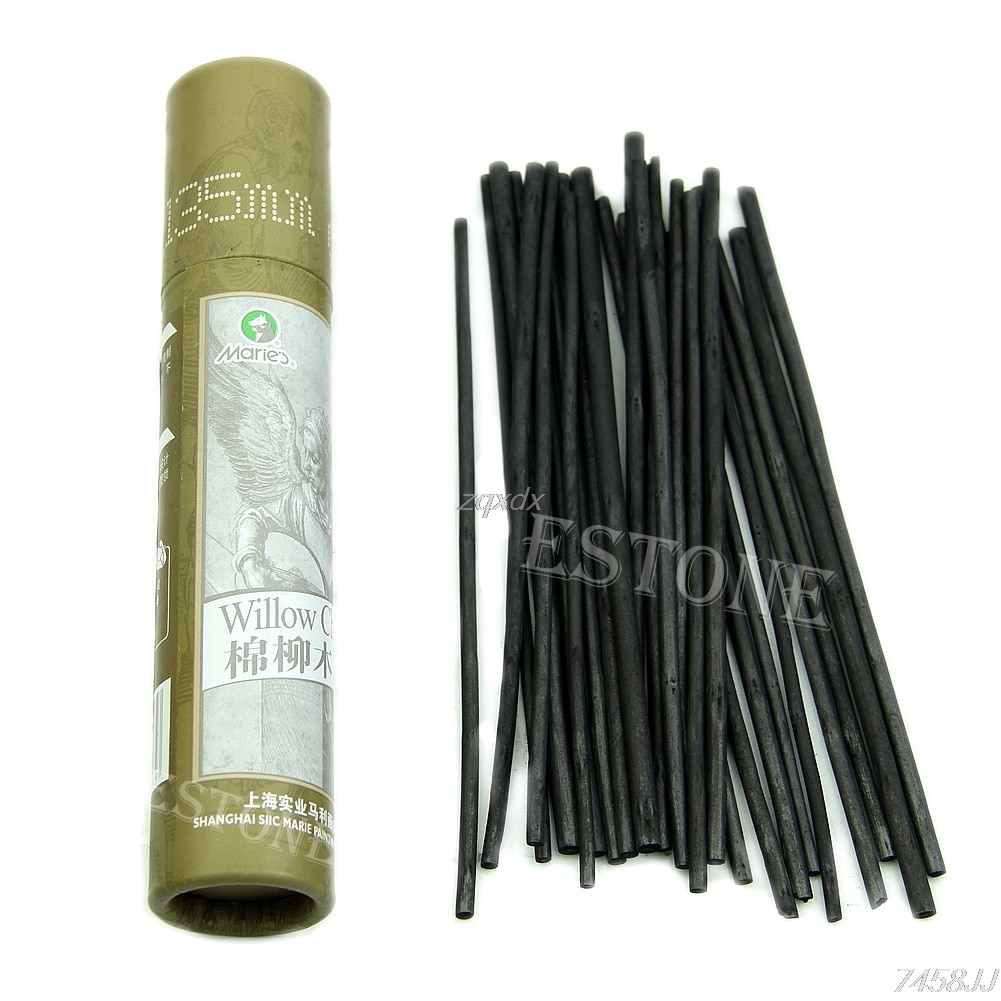 25pcs Artist for Charcoal Dark Black Pencils Sketch Drawing Oil Painting Whosale