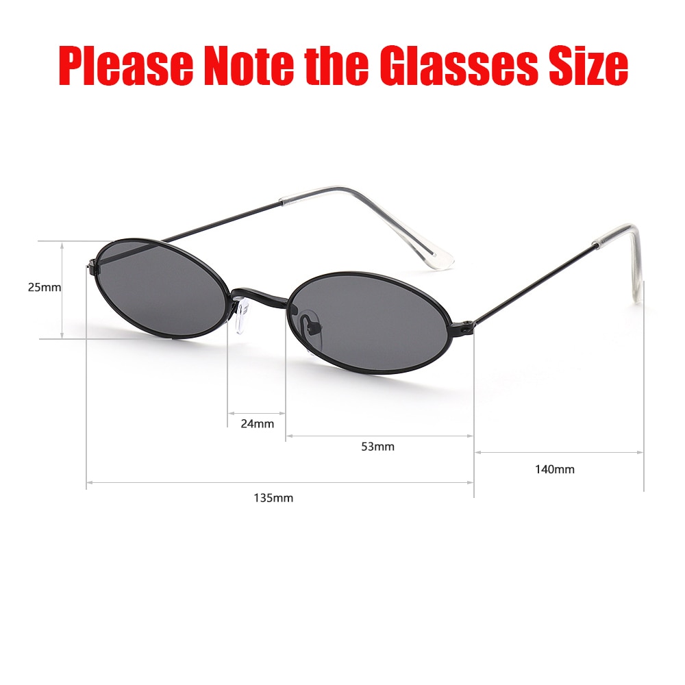 Gootrade rétro petites lunettes de soleil ovales Okulary Vintage nuances lunettes de soleil pour hommes femmes Anti-lumière bleue lunettes