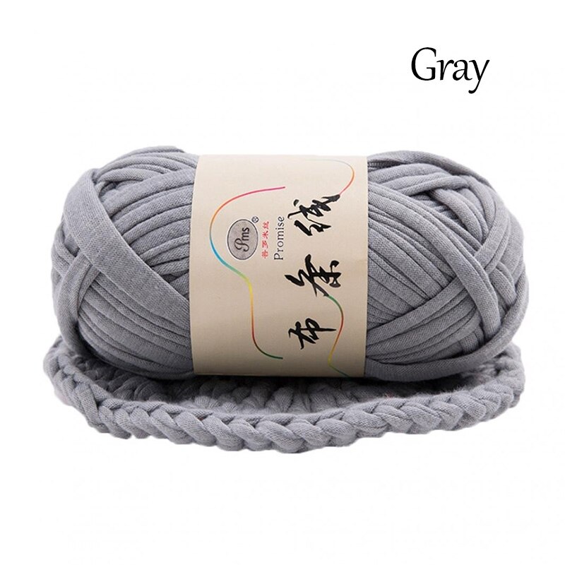 Ovillo de algodón grueso de 100G/bola, hilo grueso de ganchillo, hilo suave de leche para bebé, tejido a mano, colorido para bolsa, cesta de manta de alfombra: 11