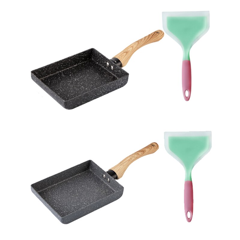 Egg Omelette Pan,7Inch X5Inch Non-Stick Pan with Anti Scalding Handle,Gas Stove&Induction Hob Compatible